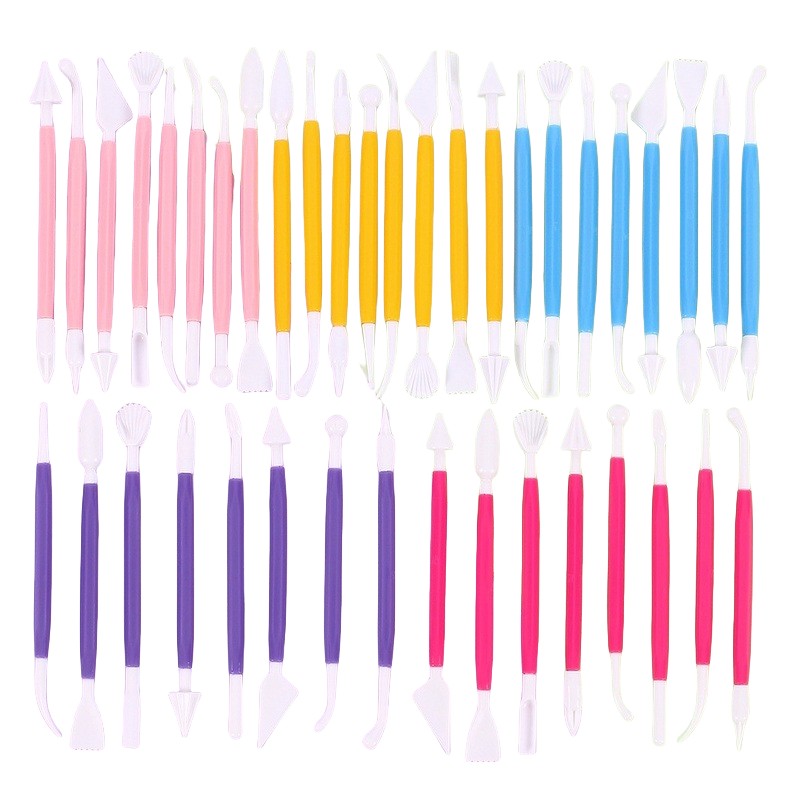 8pcs Plastic Fondant Sculpture  Pen Cake Modeling Tools