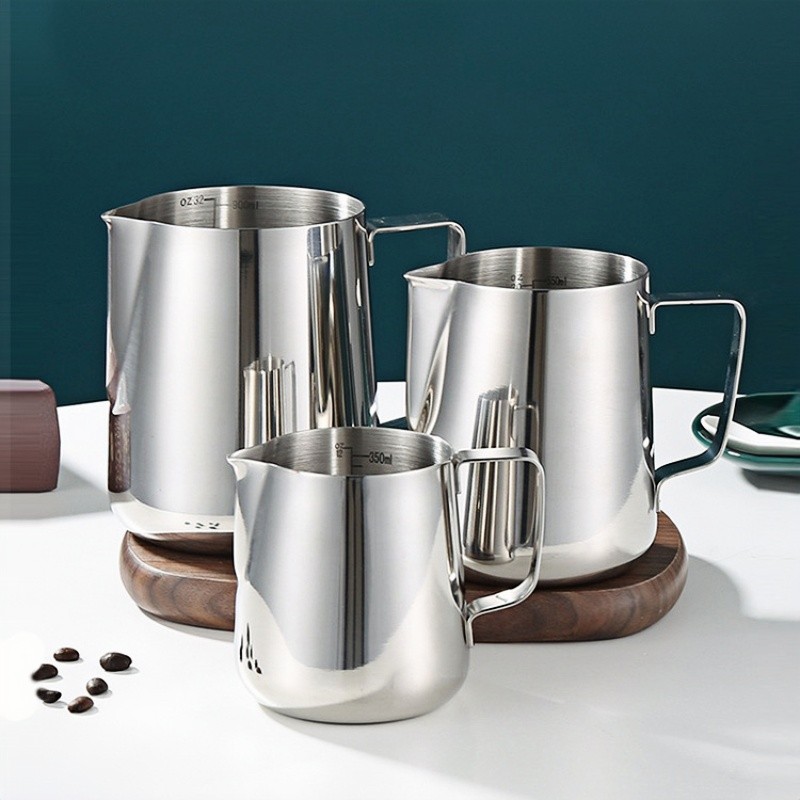 3 Sizes Milk Frother Jug Steaming Pitcher Espresso Cup
