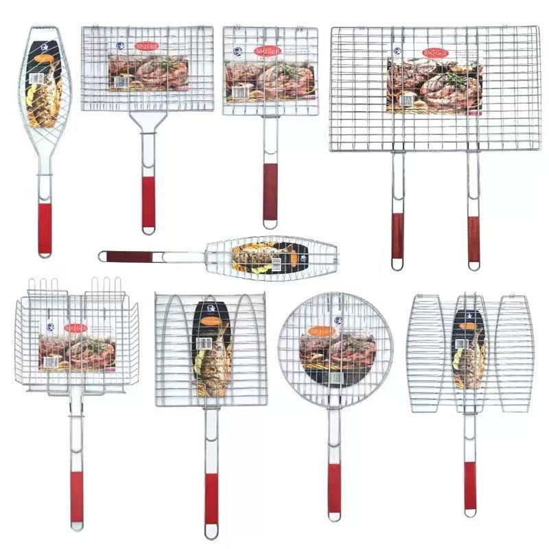 9 Designs Barbecue Grill Basket With Handle