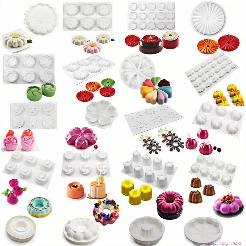 20 Designs Silicone Cake Molds Cake Pan