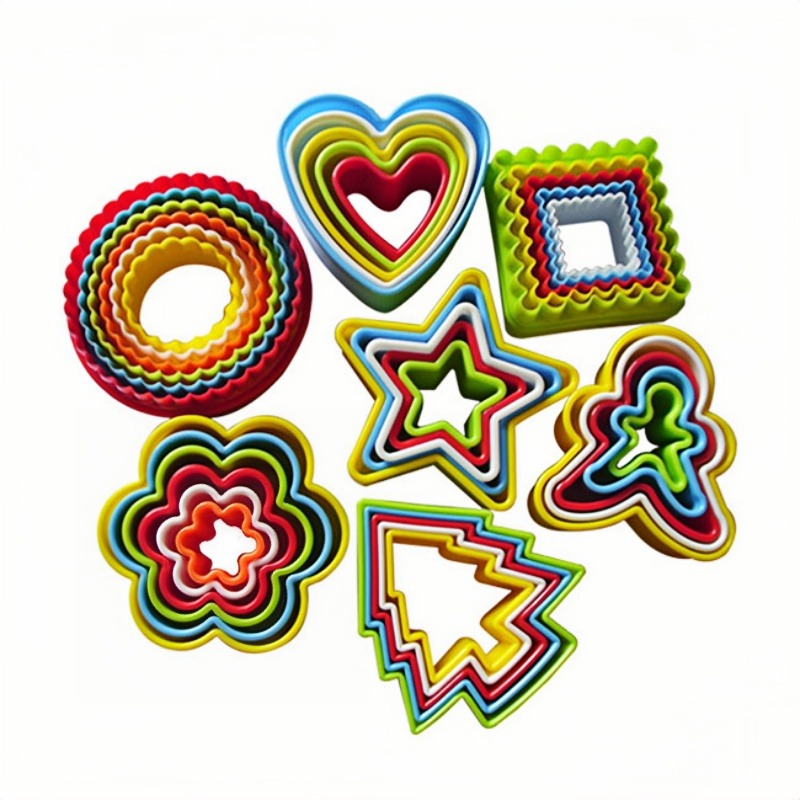 Plastic Cookie Cutter Set for Baking Multi Shapes Dior Chanel