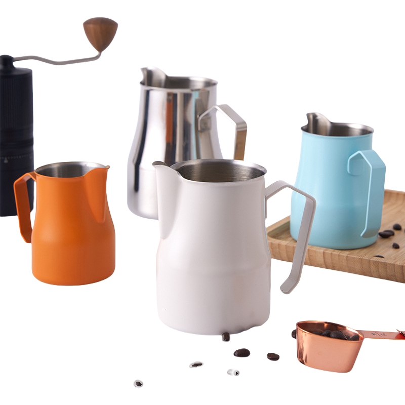 Stainless Steel Latte Art Barista Steam Pitchers Milk Jug Cup