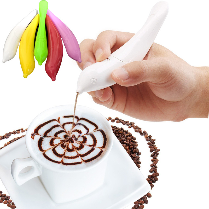 Electronic Spice Pen Latte Coffee Art Pen