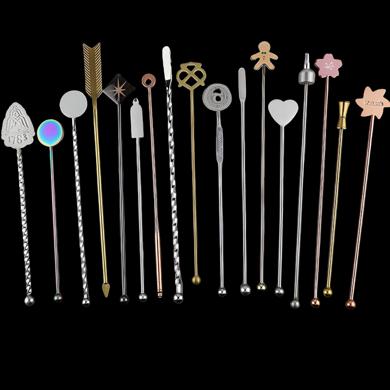 Stainless Steel Bar Spoon Cocktail Mixing Stirrers for Drink