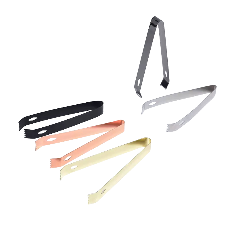 Stainless Steel Ice Cube Tong and Clip for Ice Sugar Tea