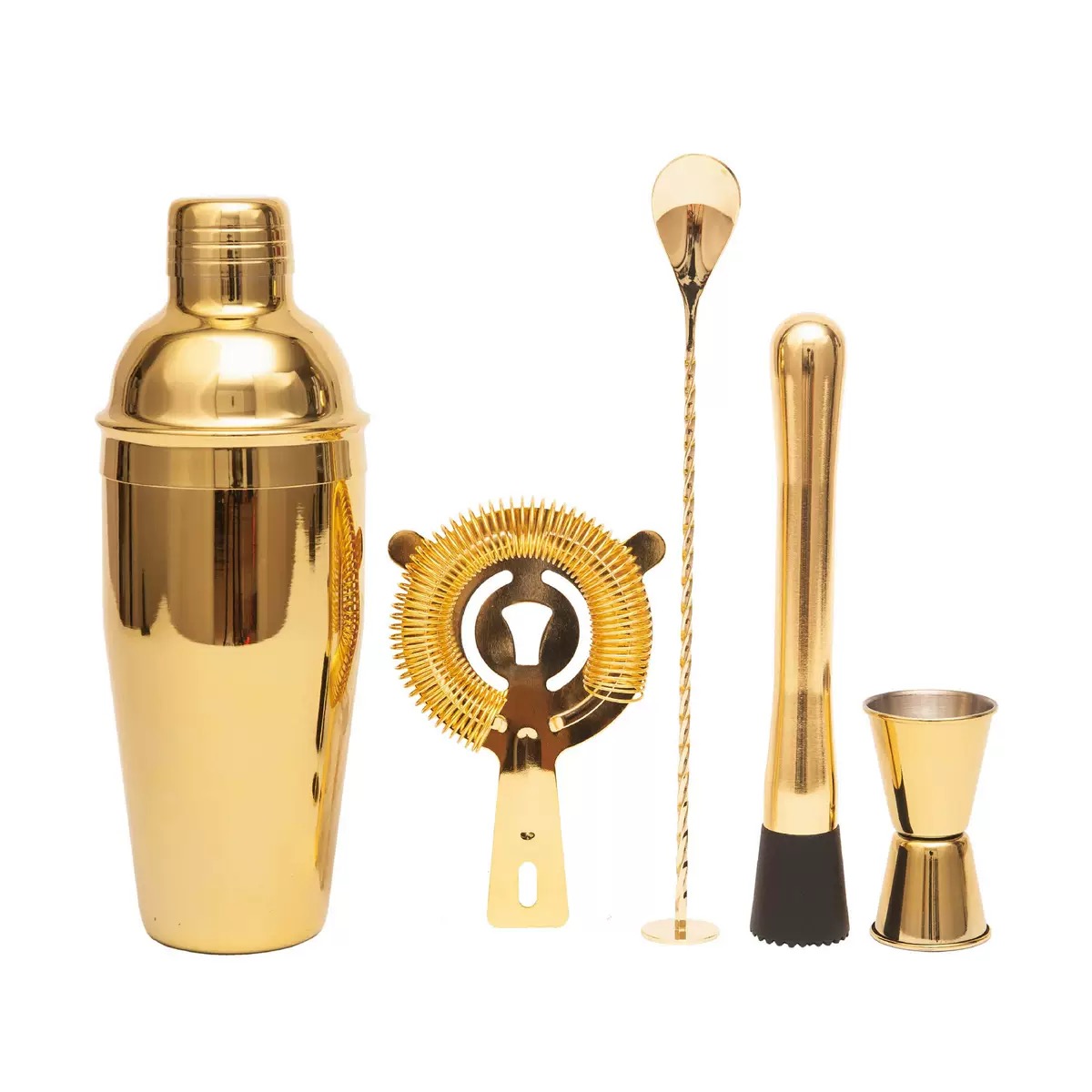 Cocktail Shaker Bartender Kit Drink Mixer Set with All Essential Accessory Tools