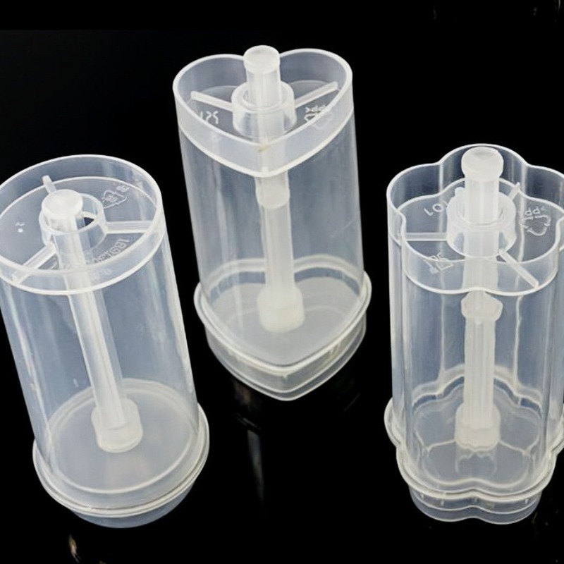 Plastic Clear Push-Up Cake Pop Shooter Containers with Lids Base & Sticks