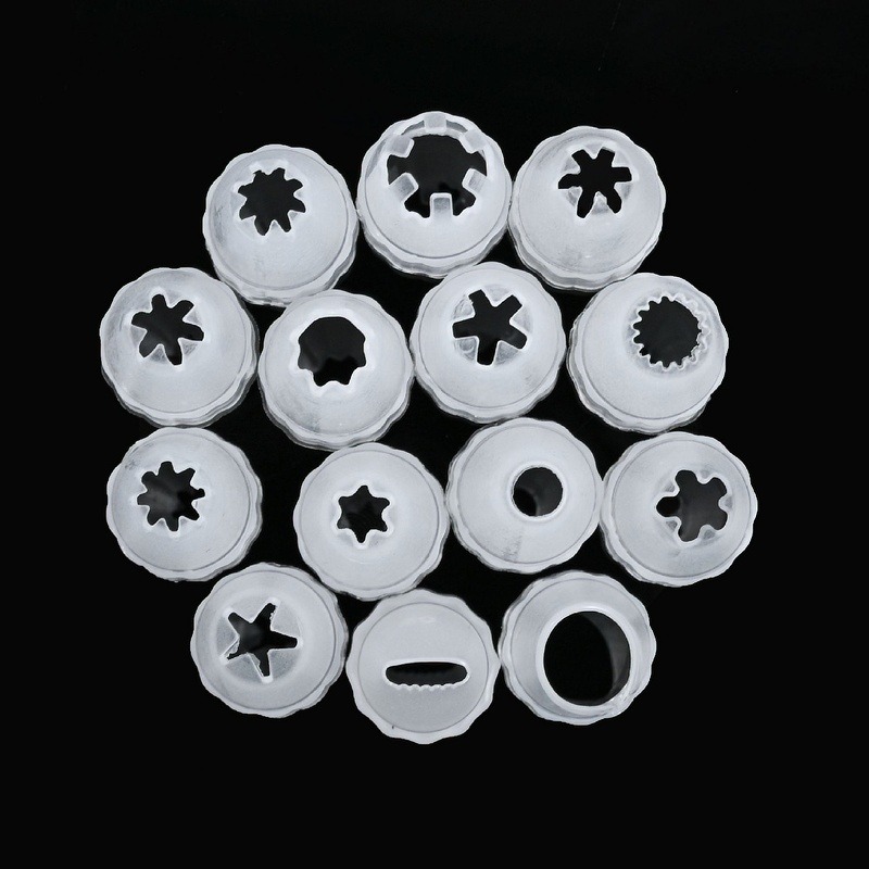 Plastic Pastry Nozzles Icing Piping Tips