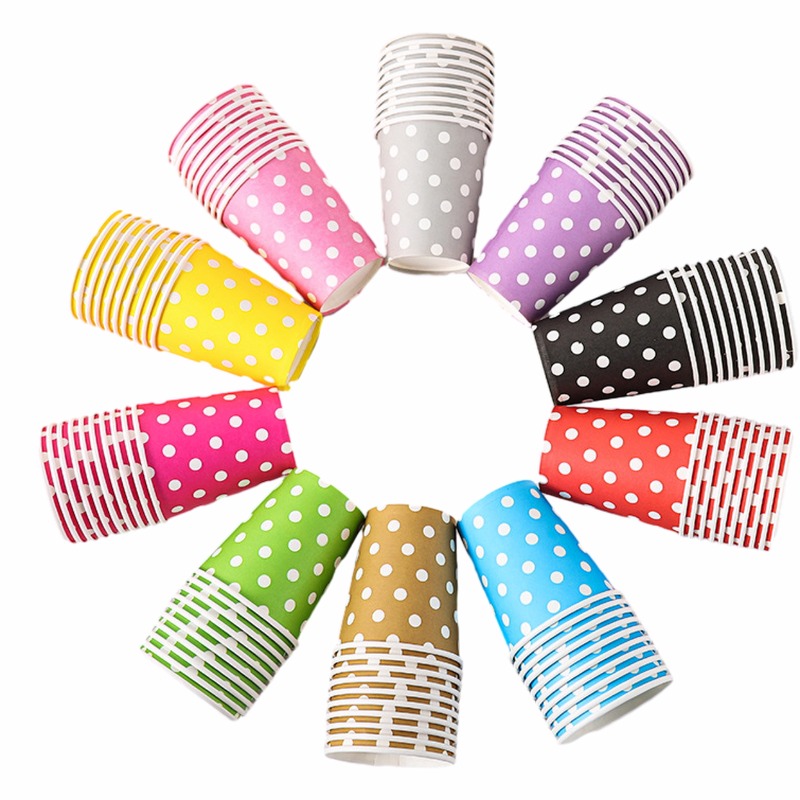 10pcs/pack 300ml Disposable Paper Cup for Party